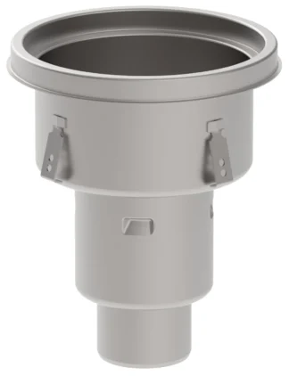 Teollisuuskaivo pystymalli BLÜCHER INDUSTRIAL HygPro, vakio ø110/AISI316L