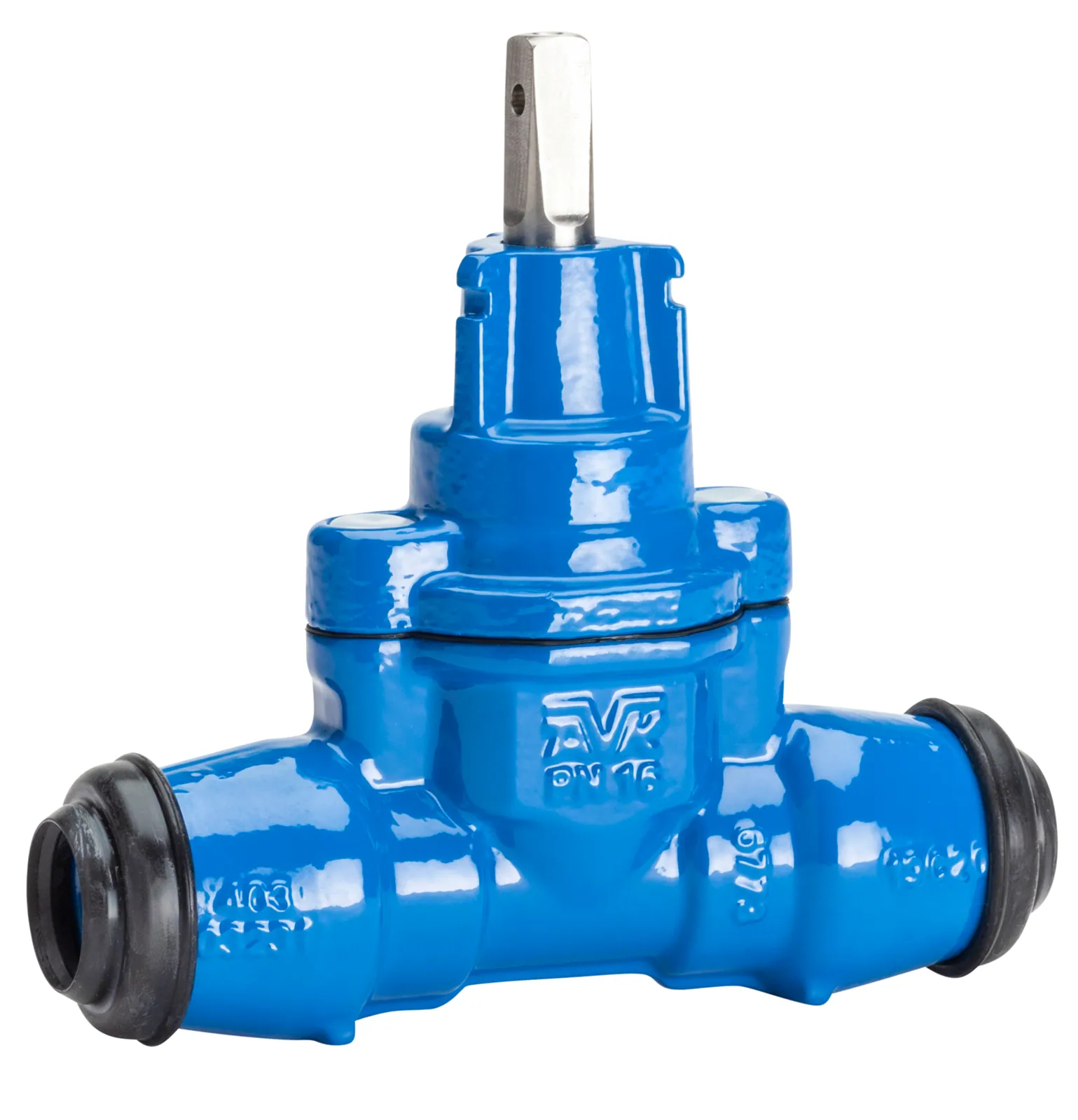 Talosulkuventtiili AVK 03/30 DN50/63mm PE-pistoliitin