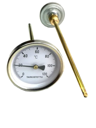 Lämpömittari varaajalle vaakam SERPENS R 1/2-64/L=200/0+120C/MESSINKI