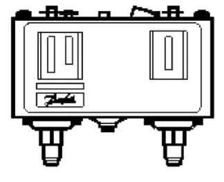 PRESSOSTAATTI DANFOSS KP15 LP+HP JU 060-129966