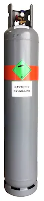 KYLMÄAINESYLINTERI TYHJÄ (max 50kg täyttö)