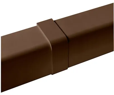 ASENNUSKANAVA ARTIPLASTIC 80X60 JATKOKAPPALE RUSKEA