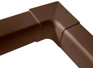 ASENNUSKANAVA ARTIPLASTIC 80X60 SISÄKULMA RUSKEA