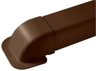 ASENNUSKANAVA ARTIPLASTIC 80X60 KULMALÄPIVIENTI RUSKEA