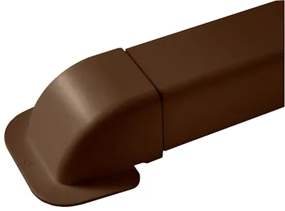 ASENNUSKANAVA ARTIPLASTIC 80X60 KULMALÄPIVIENTI RUSKEA
