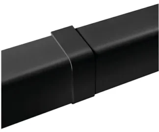 ASENNUSKANAVA ARTIPLASTIC 80X60 JATKOKAPPALE MUSTA