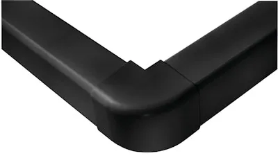 ASENNUSKANAVA ARTIPLASTIC 80X60 ULKOKULMA MUSTA
