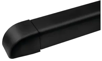 ASENNUSKANAVA ARTIPLASTIC 80X60 PÄÄTYKAPPALE MUSTA