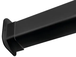 ASENNUSKANAVA ARTIPLASTIC 80X60 LÄPIVIENTI MUSTA
