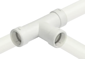 TIPPAPUTKI PVC ARTIPLASTIC T-KAPPALE 20MM O-RENKAALLA