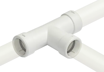 TIPPAPUTKI PVC ARTIPLASTIC T-KAPPALE 20MM O-RENKAALLA